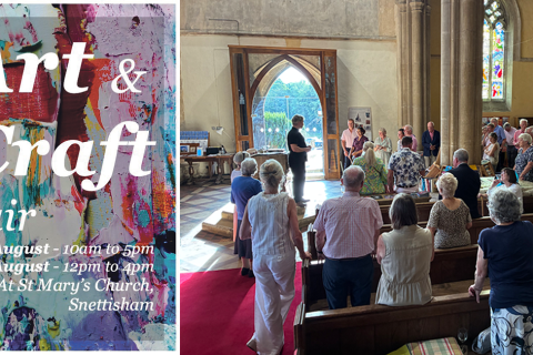 Events this summer in Snettisham's beautiful church with fantastic acoustics – what’s not to love?