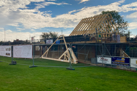 Transformation of Snettisham's Memorial Pavilion begins