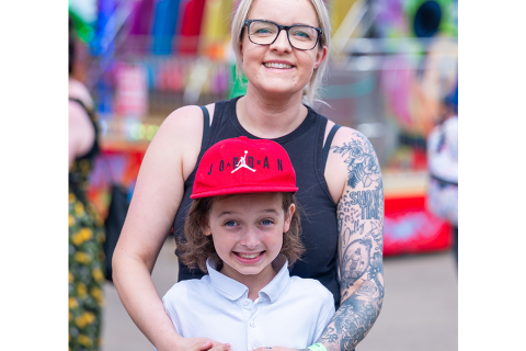 A joyful day at the fair for special needs children