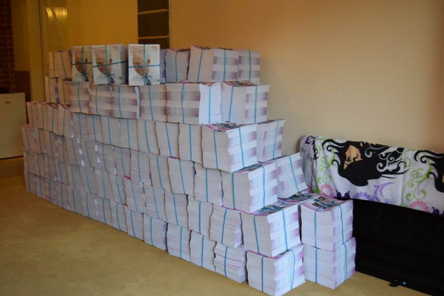 12,000 copies of Town & Around ready for distribution